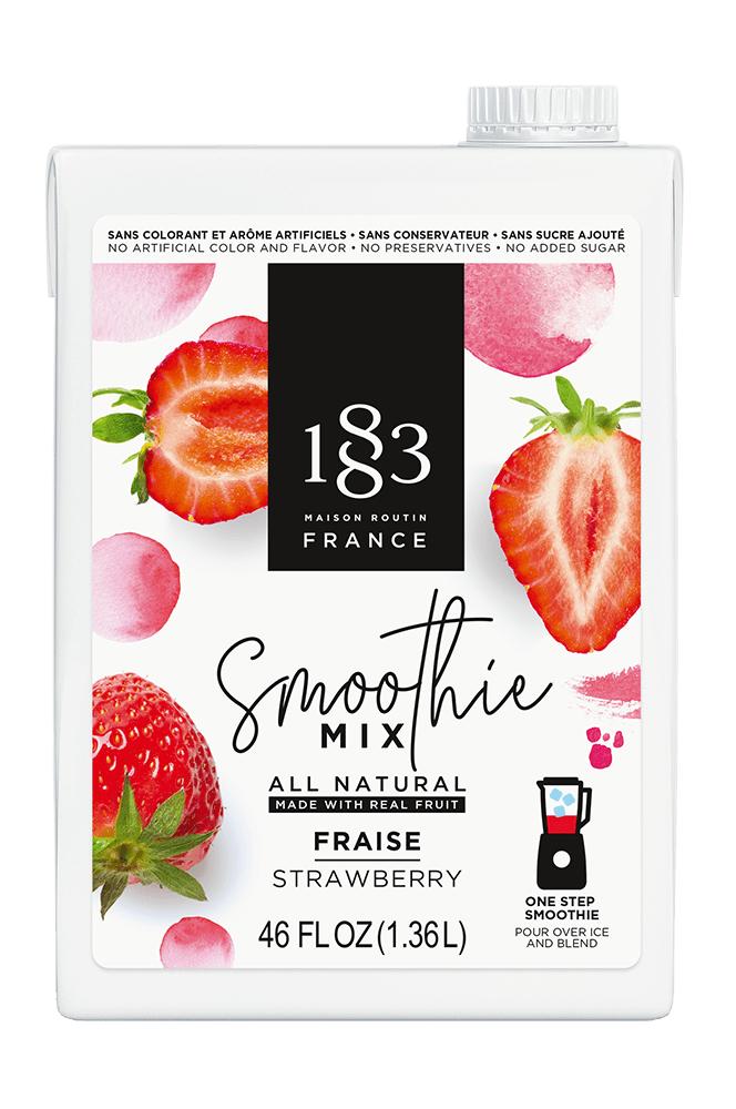 Natural Strawberry Smoothie - 1883 recipe